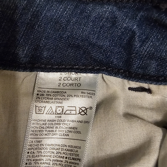 Old Navy super skinny medium wash denim Blue jeans juniors size 2 short - Picture 4 of 6